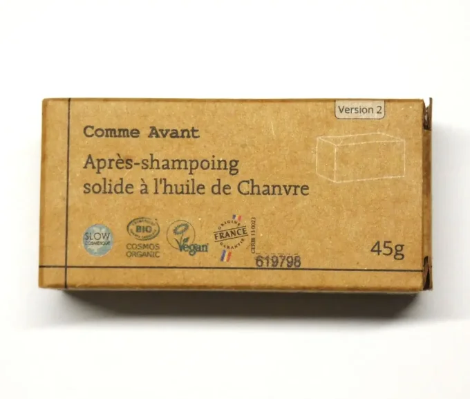 Après-shampoing démêlant solide bio - Galet de 45 g - Comme Avant - Ker Gaïa