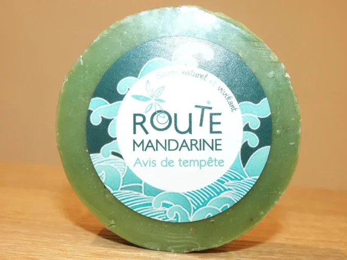 Savon artisanal Avis de Tempête - Savon de 100 g - Route Mandarine - Ker Gaïa