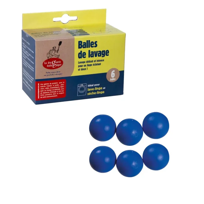Balles de lavage - Lot de 6 - La Droguerie Ecologique - Ker Gaïa