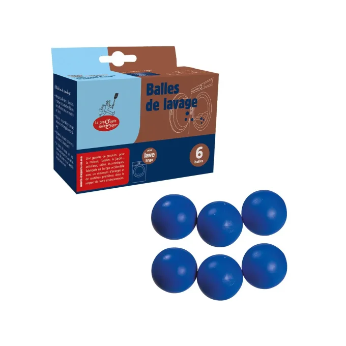 Balles de lavage anti-calcaire - Lot de 6 balles - La Droguerie Ecologique - Ker Gaïa