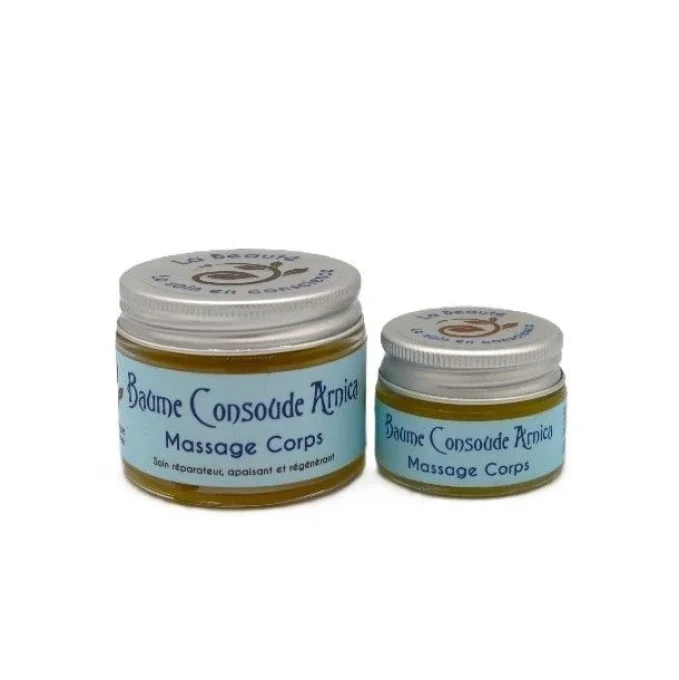 Baume Consoude Arnica - Pot en verre de 15 ou 50 ml - Cosmetique Symphytum - Ker Gaïa