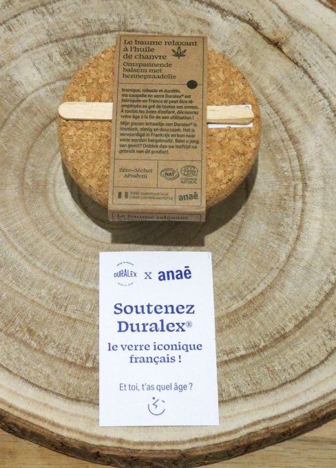 Baume relaxant Chanvre HE lavandin/orange douce