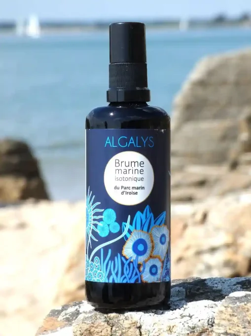 Brume marine isotonique - Flacon en verre de 100 ml - Algalys - Ker Gaïa