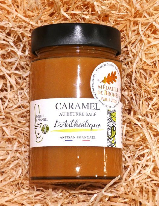 Caramel au Beurre Salé Nature Authentique 220g Rozell Spanell