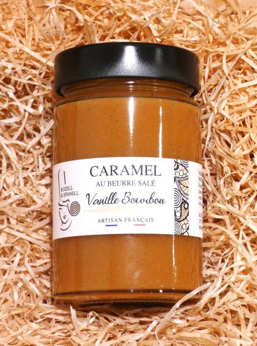 Caramel au Beurre Salé Vanille Bourbon 220g Rozell Spanell