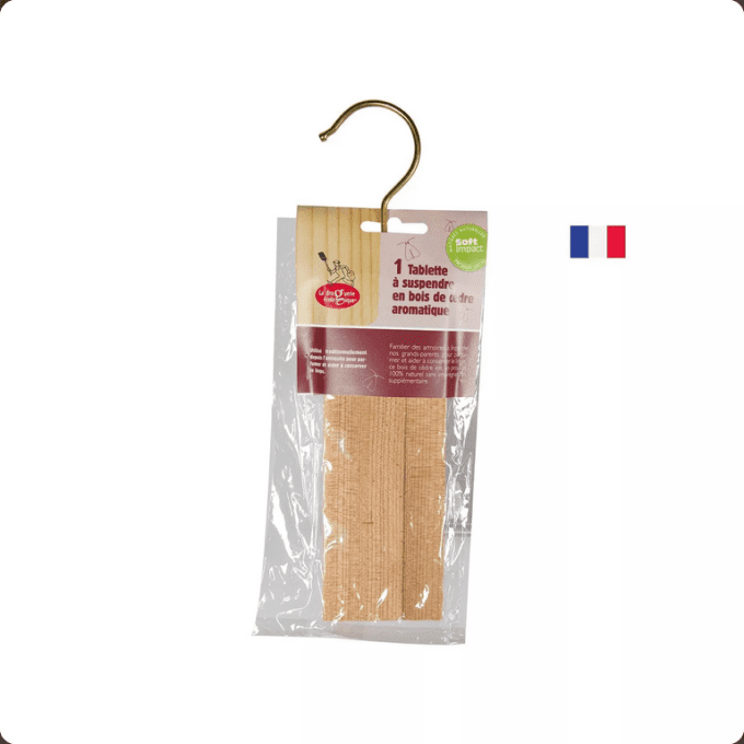 Tablette bois de cèdre à suspendre