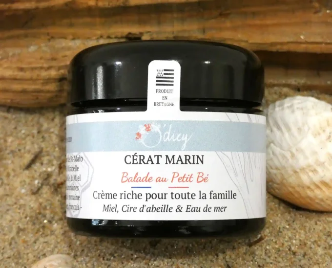 Cérat Marin Balade au Petit Bé - Pot en verre de 40 ml - O'dicy - Ker Gaïa
