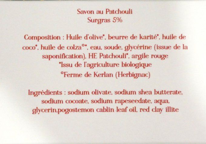 Savon Éclat de Patchouli - Ker Gaïa