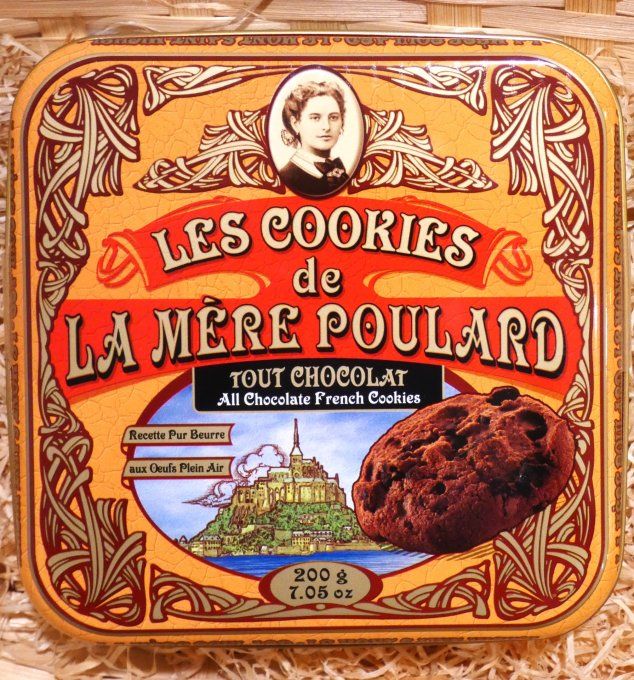 Demi-Coffret Collector Cookies Chocolat 200g La Mère Poulard