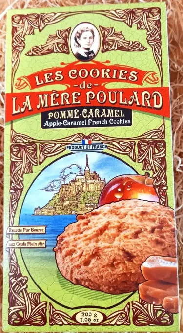 Cookies Pomme Caramel 200g en étui carton collector