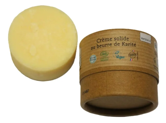 Crème solide au beurre de karité bio - Galets de 50 g - Comme Avant - Ker Gaïa