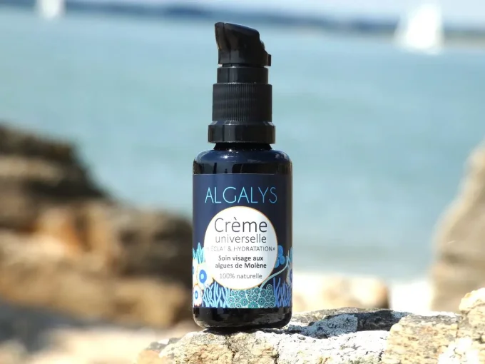 Crème visage universelle bio - Flacon en verre de 30 ml - Alaglys - Ker Gaïa