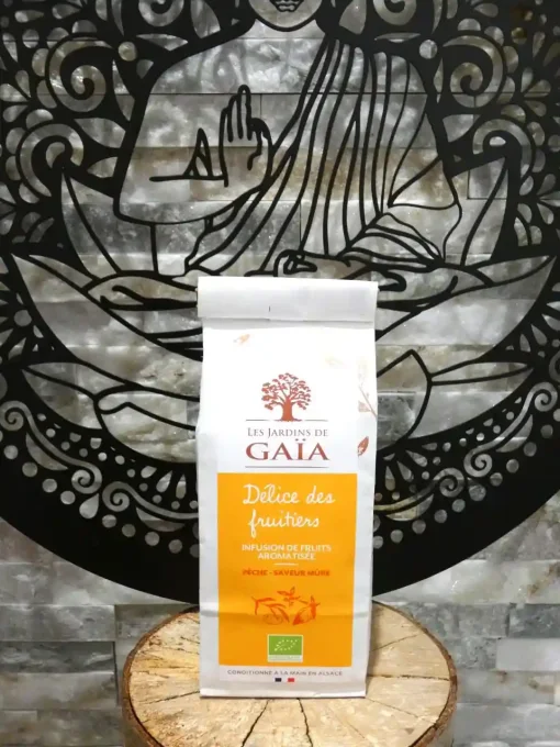 Infusion bio Délice des fruitiers - Sachet de 100 g - Les Jardins de Gaïa - Ker Gaïa