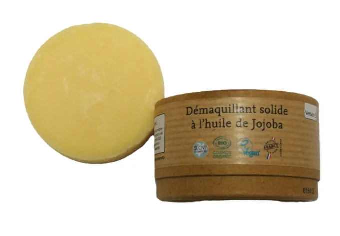 Démaquillant solide bio à l'huile de jojoba - Galet de 40 g - Comme Avant - Ker Gaïa