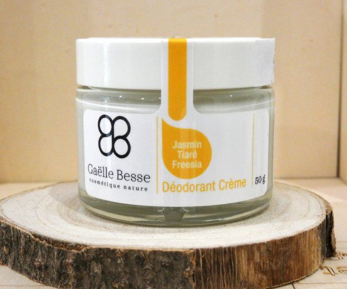 Déodorant Sans Bicarbonate Parfumé Jasmin Tiaré Freesia Gaëlle Besse