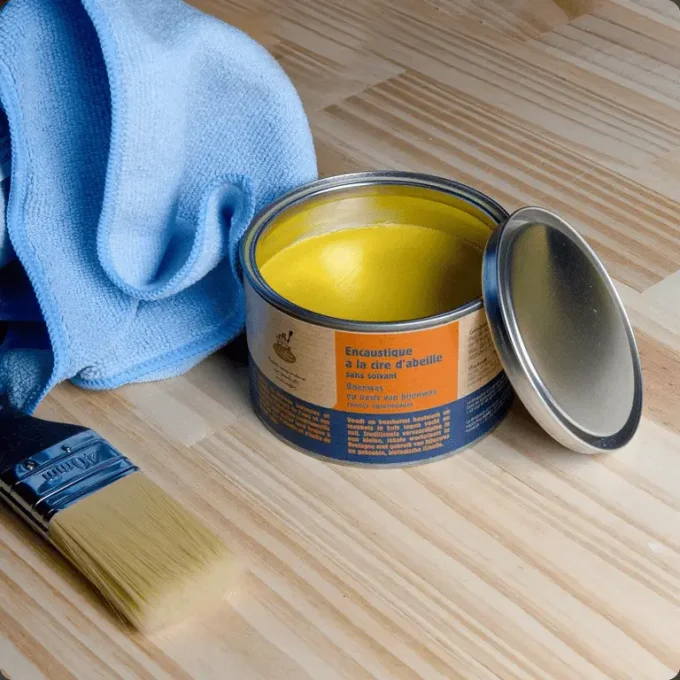 Encaustique bio à la cire d'abeille - Nourrit et protège le bois - La Droguerie Ecologique -Ker Gaïa
