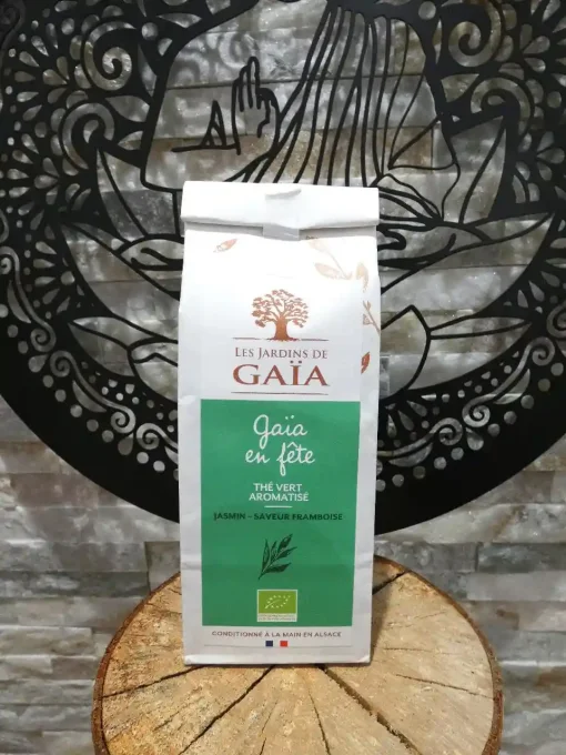 Mélange de thés bio Gaïa en fête - Sachet de 100 g - Les Jardins de Gaïa - Ker Gaïa