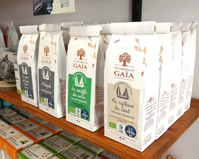 Thé blanc Au Rythme du vent - Transport responsable - Les Jardins de Gaïa