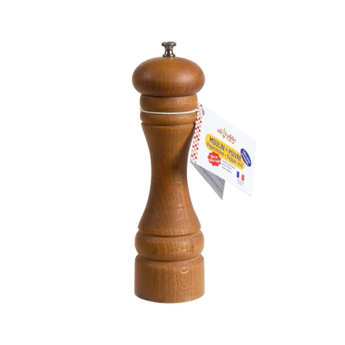 Moulin à poivre en bois de hêtre grand modèle - 20 cm - Ah Table - Ker Gaïa