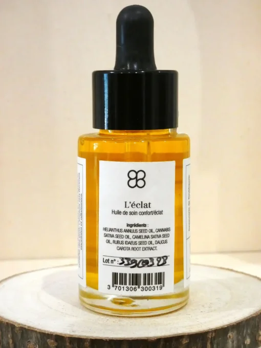 Huile de soin visage L'éclat de Gaëlle Besse - Pour une peau nourrie, apaisée et rayonnante - Ker Ga