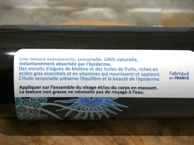 Huile marine sensorielle visage et corps aux algues de Molène d'Algalys - Ker Gaïa