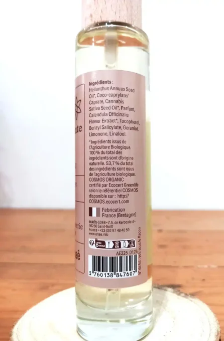 Huile sèche nourrissante bio Anaé vanille jasmin - Corps, visage et cheveux - Ker Gaïa