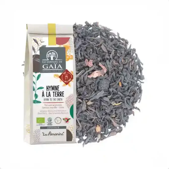 Thé noir bio Hymne à la Terre - Thé militant engagé - Les Jardins de Gaïa