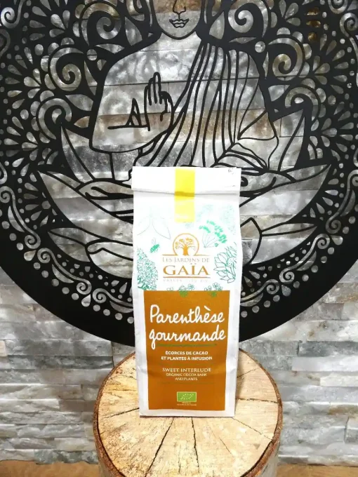 Infusion bio Parenthèse gourmande - Sachet de 100 g - Les Jardins de Gaïa - Ker Gaïa
