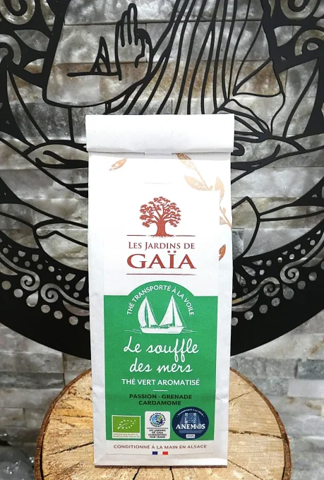 Thé vert Le Souffle de Mers - Sachet de 80g - Les Jardins de Gaïa