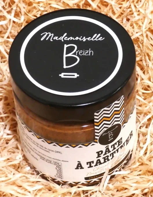 Pâte à tartiner au chocolat au lait, noisettes et sarrasin - Fabrication artisanale - Ker Gaïa