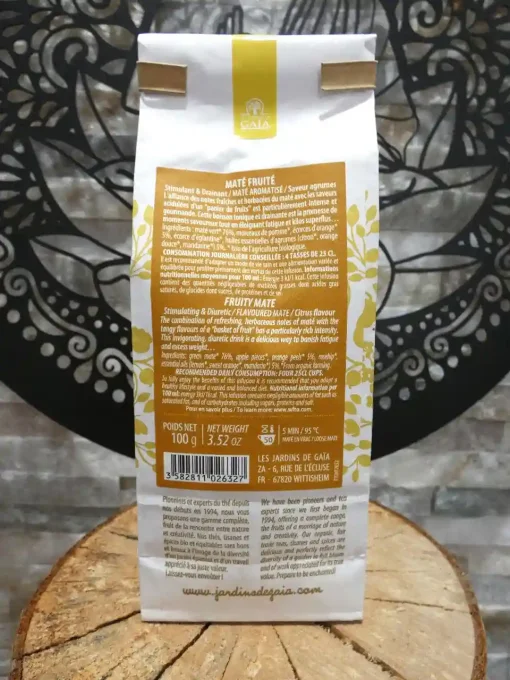 Maté fruité bio - Stimulant et drainant - Ker Gaïa