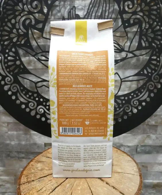 Maté fruits rouges bio - Aux vertus stimulantes et drainantes - Ker Gaïa