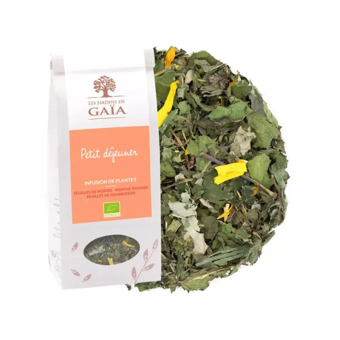 Tisane Petit Déjeuner - Pétales de souci et de bleuet - Les Jardins de Gaïa