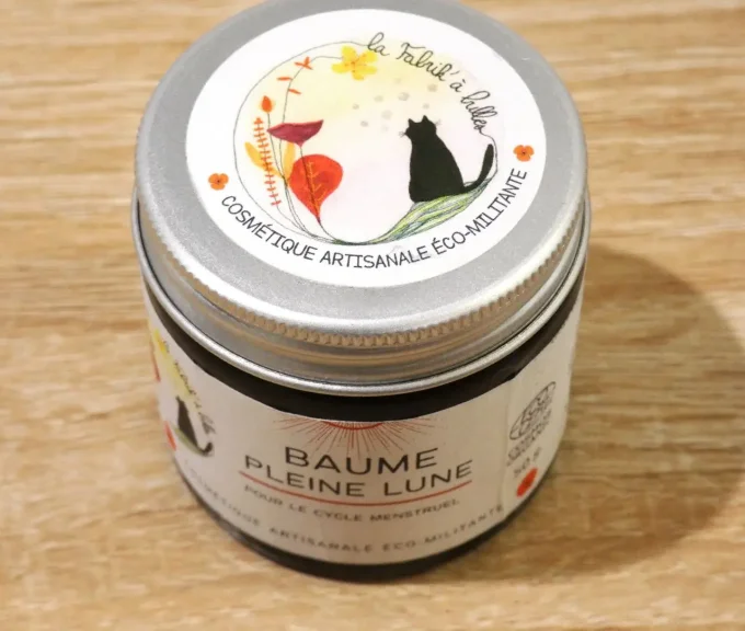 Baume pleine lune bio pour les douleurs menstruelles - La Fabrik'à Bulles - Ker Gaïa