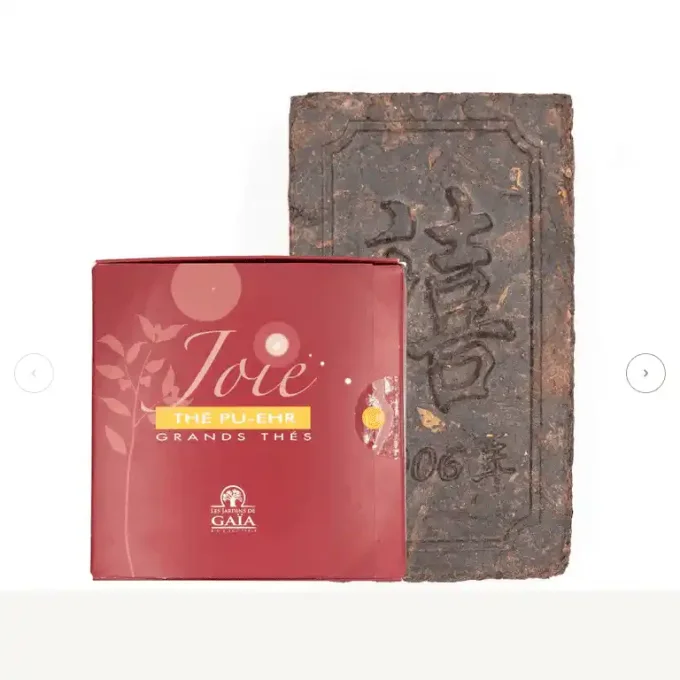 Pu'erh Joie 100 g - Brique de thé sombre de Chine - Ker Gaïa