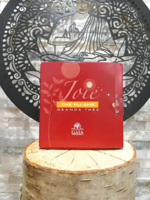 Brique Pu'er Joie bio - Brique de 100 g - Les Jardins de Gaïa - Ker Gaïa