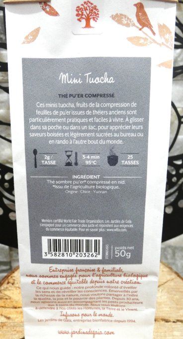 Mini Tuocha bio (thé sombre)
