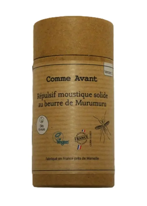 Répulsif anti-moustique au beurre de murumuru - Stick de 80 g - Comme Avant - Ker Gaïa