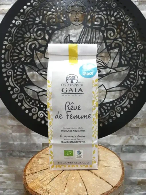 Thé blanc bio Rêve de femme - Sachet de 50 g - Les Jardins de Gaïa - Ker Gaïa