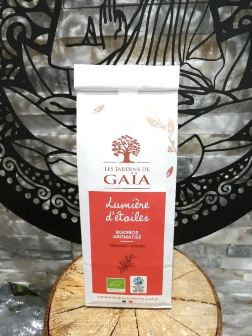Rooibos Lumière d'étoiles - Sachet de 100 g - Les Jardins de Gaïa - Ker Gaïa
