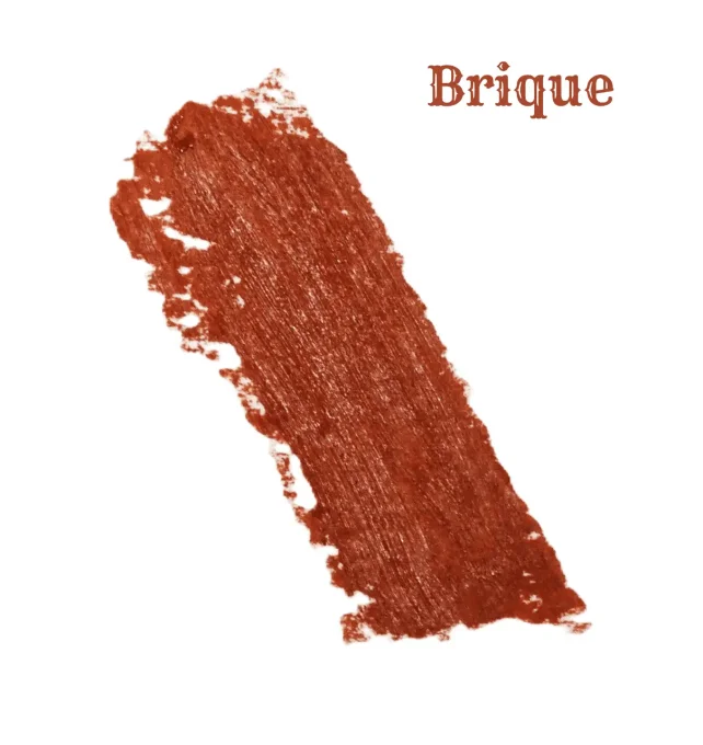 Rouge à lèvres bio à l'huile de ricin Comme Avant - Couleur Brique - Ker Gaïa