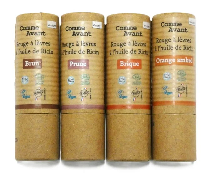 Rouge à lèvres bio à l'huile de ricin - Stick de 4 g - Comme Avant - Ker Gaïa