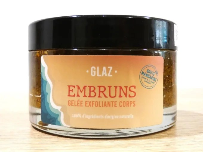 Gelée exfoliante corps Embruns - Pot en verre de 170 g - Glaz - Ker Gaïa
