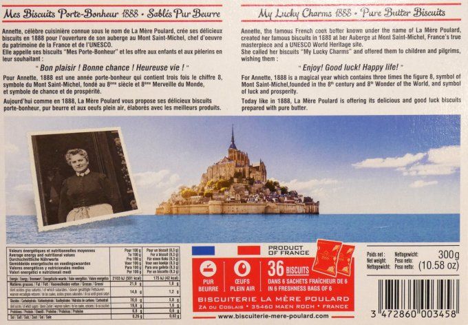 Les sablés de la Mère Poulard 300g