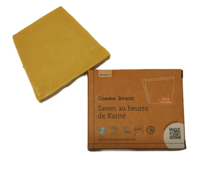 Savon bio au beurre de karité - Pain de 100 g - Comme Avant - Ker Gaïa