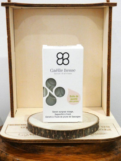 Savon Visage Naturel Sans Parfum Bulle de Pureté - Gaëlle Besse