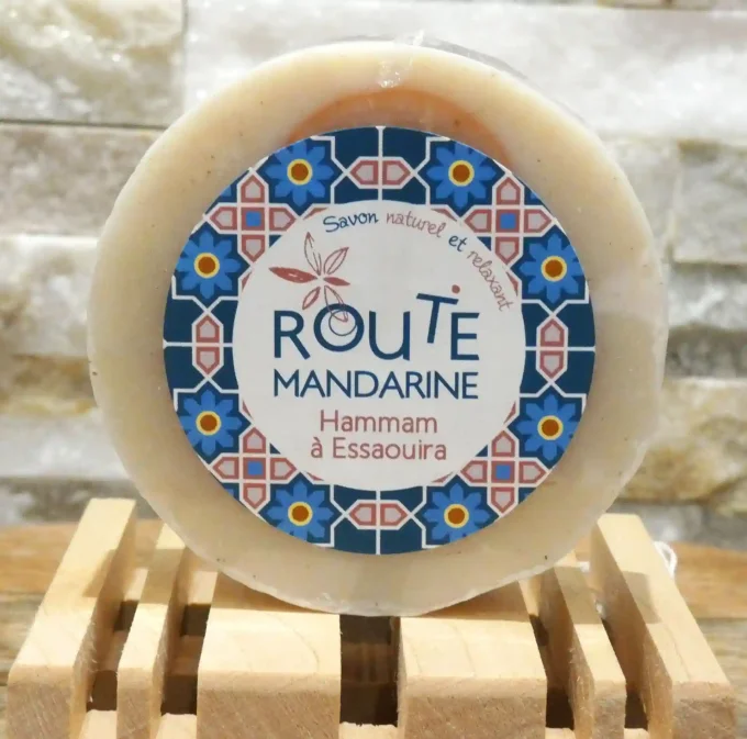 Savon artisanal Hammam à Essaouira - Savon de 100 g - Route Mandarine - Ker Gaïa