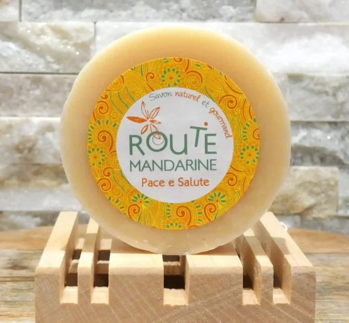 Savon artisanal Pace e salute - Savon de 100 g - Route Mandarine - Ker Gaïa