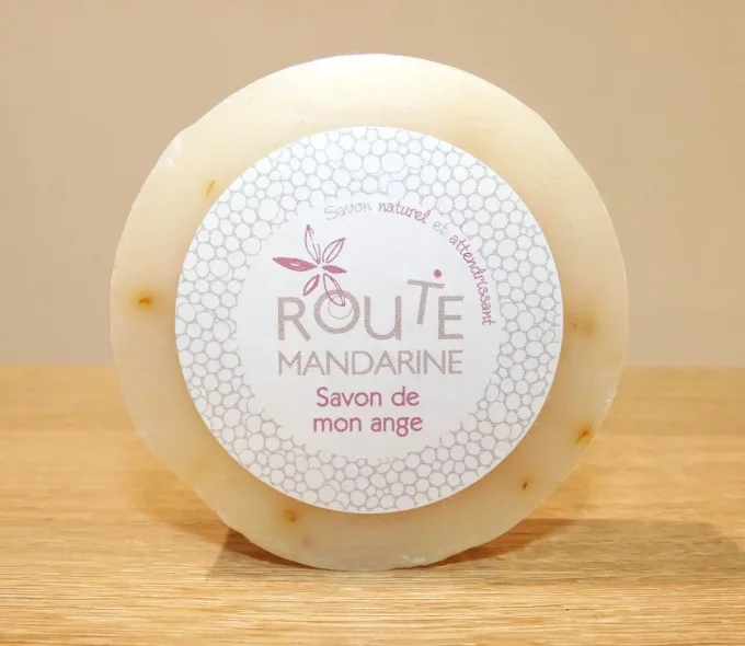 Savon artisanal Savon de mon Ange - Savon de 100 g - Route Mandarine - Ker Gaïa