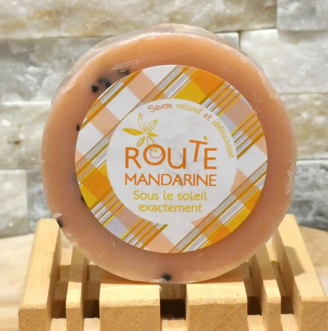 Savon artisanal Sous le Soleil Exactement - Savon de 100 g - Route Mandarine - Ker Gaïa